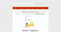 Desktop Screenshot of expressionextras.com